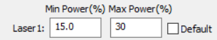 Min and Max power example V6 and V8