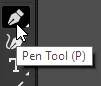 Pen Tool (P) nella barra degli strumenti di Illustrator