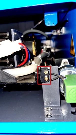 Micro switch mounted closed