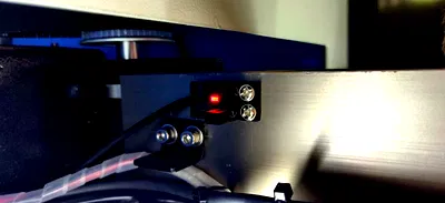 Optical gate sensor mounted